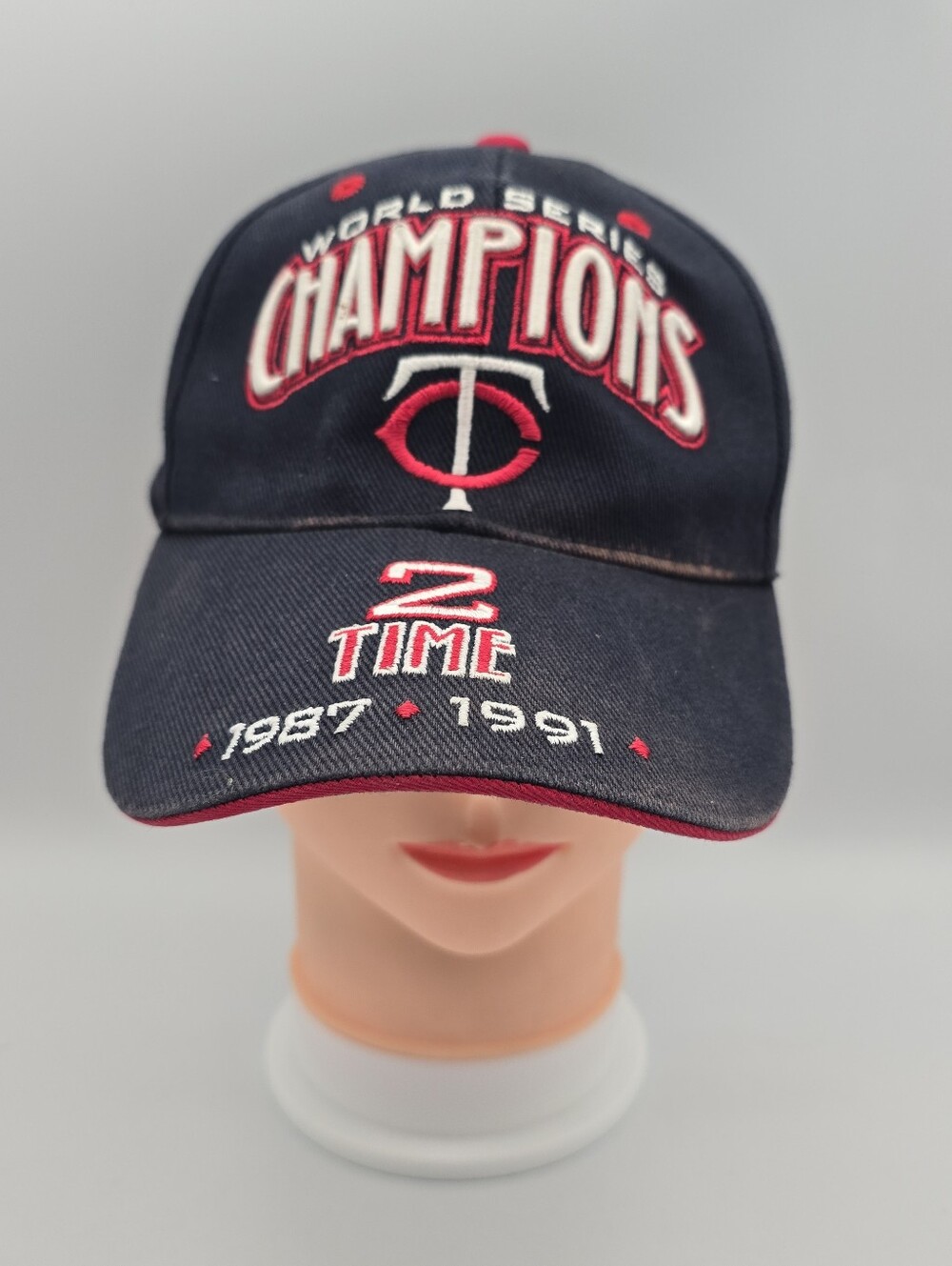 Fan Favorite Minnesota Twins 2 Time World Series Champions 1987 1991 Adj.Hat
